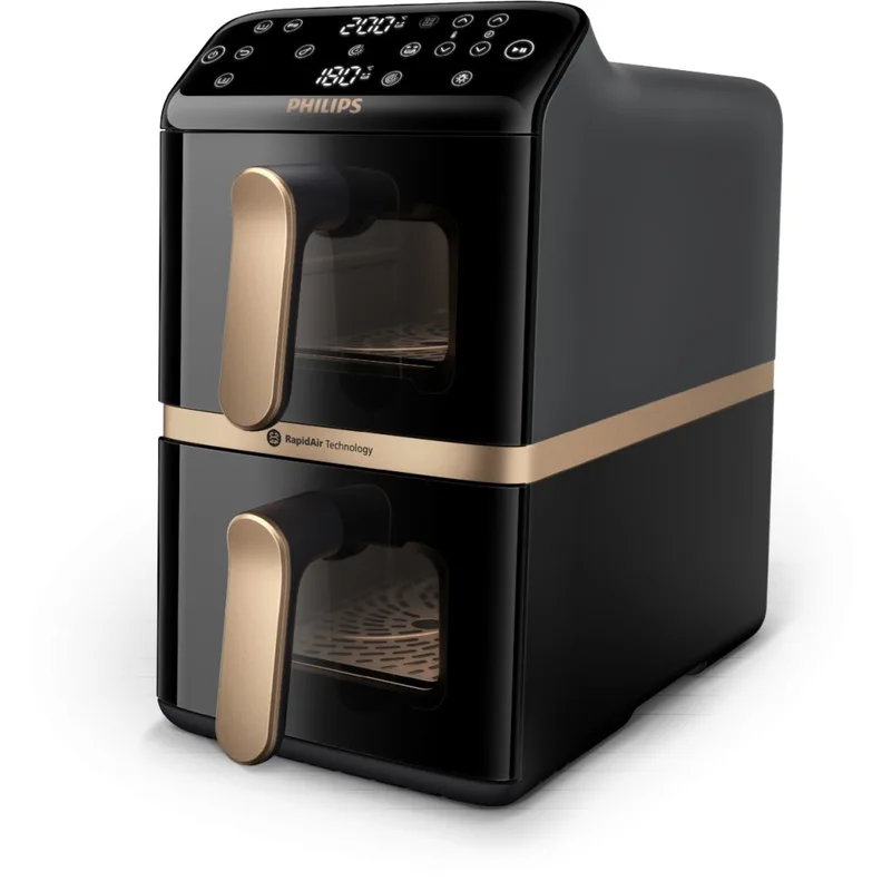 PHILIPS Ovi Dual Basket NA462/70 10l